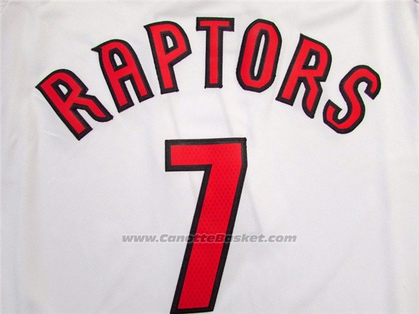 Maglia Toronto Raptors Kyle Lowry #7 Bianco